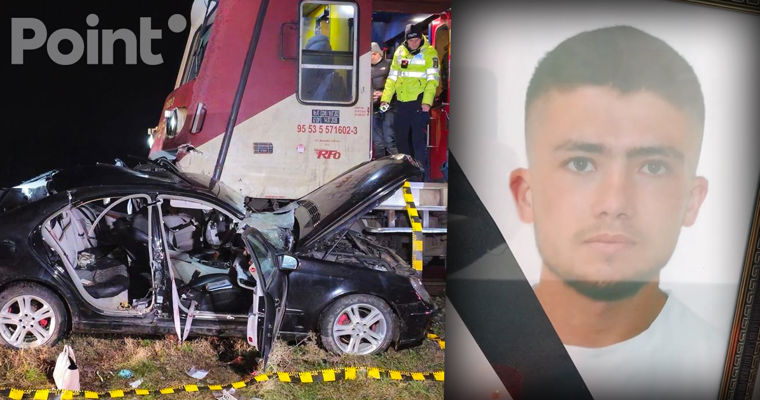 Șoferul de 20 de ani, aflat la volanul mașinii care a fost lovită de un tren la Iași, a murit în reanimare.