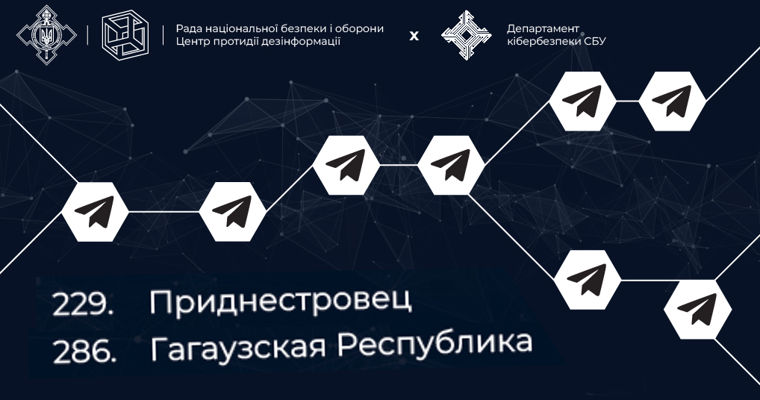 В Украине в список пропагандистских попали два Telegram-канала о РМ. Коллаж: Point.md