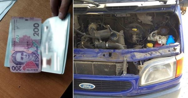 Гражданин Молдовы предложил пограничникам 200 гривен, чтобы избежать ответственности.