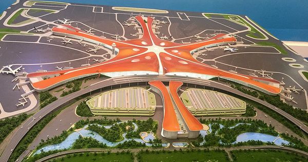 В Китае построен крупнейший в мире аэропорт.