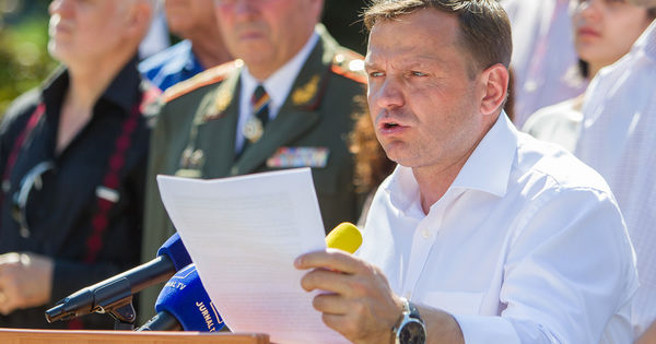 Кандидат ППДП и ПДС в примары Кишинева Андрей Нэстасе.