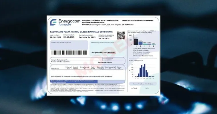 Energocom объяснил расхождения в счетах за газ у тысяч потребителей