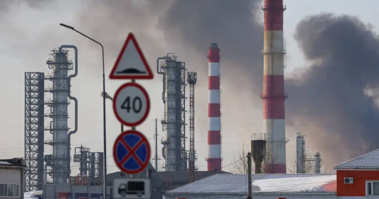 Производство топлива в России снижается из-за атак БПЛА.