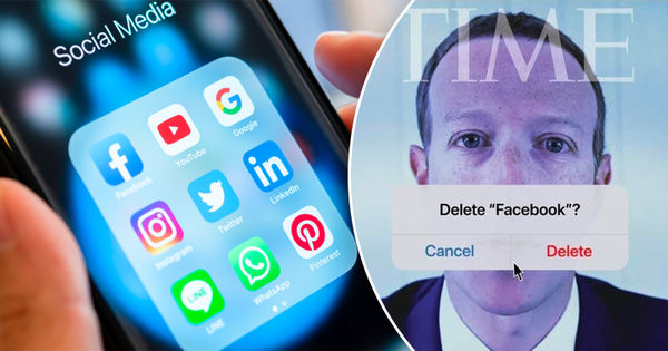 В Time закрыли рот Цукербергу и "удалили" Facebook.Коллаж: Point.md