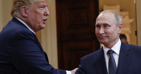 Президент США Дональд Трамп и президент России Владимир Путин.