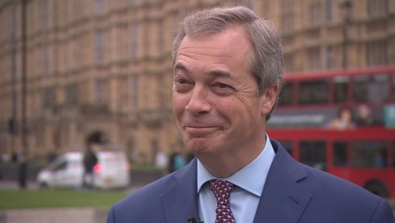 Partidul Brexitului al lui Nigel Farage, favorit în alegerile europene