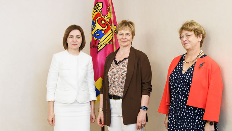 Sandu s-a întâlnit cu senatoarele din Grupul de prietenie Moldova–Franța