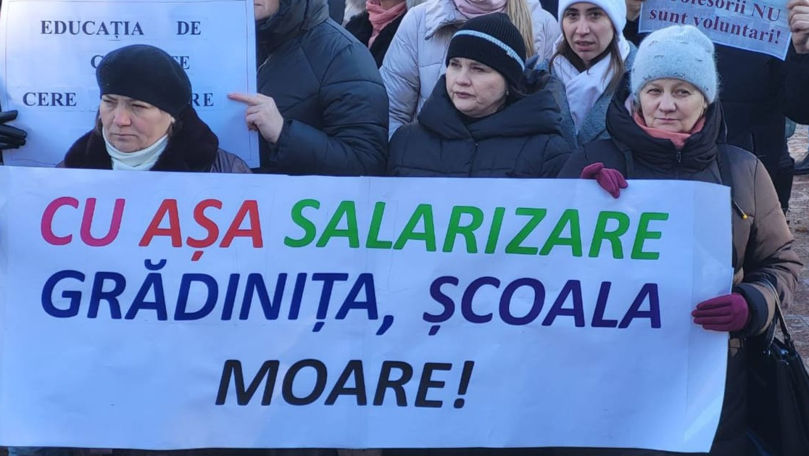 Учителя недовольны проектом бюджета: "Базовая ставка остаётся на уровне 2 500 леев".