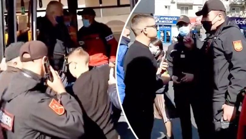 Un bărbat refuză să-și pună masca în troleibuz: Să mă p** pe cârpa asta