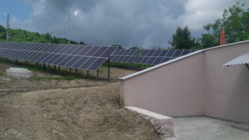 Prima instalație fotovoltaică pentru pomparea apei potabile la Nisporeni