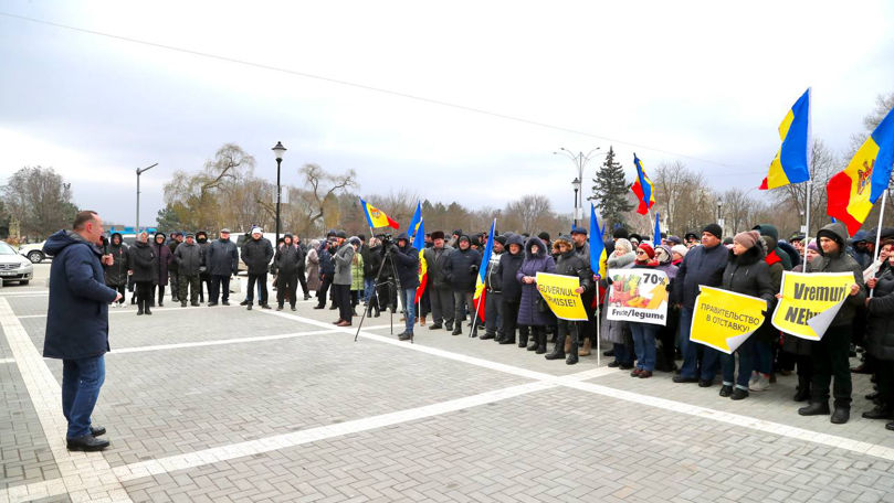 Partidul Socialiștilor protestează la Ungheni împotriva guvernării