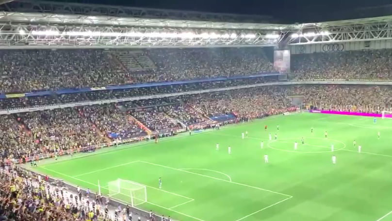 Momentul în care susținătorii Fenerbahçe au scandat numele lui Putin