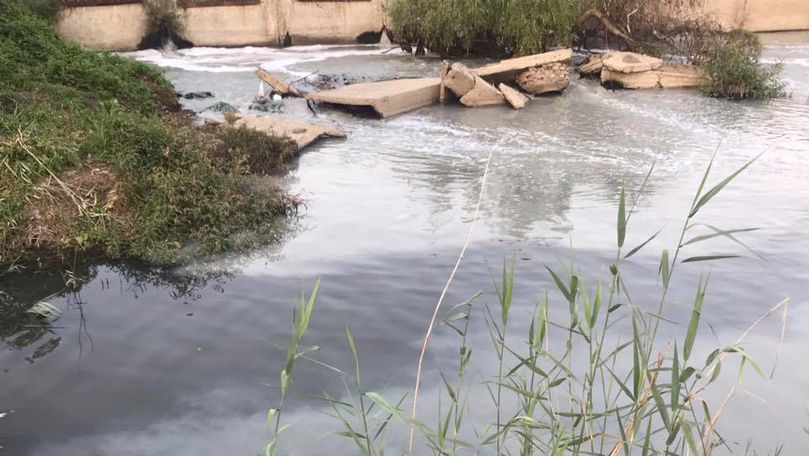 Ministerul Mediului s-a autosesizat în cazul poluării râului Bâc
