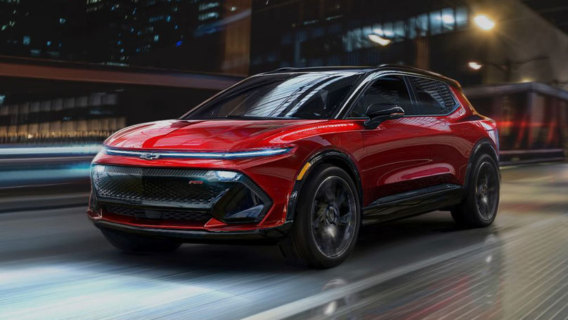 Teaser nou cu interiorul viitorului model electric Chevrolet Equinox EV