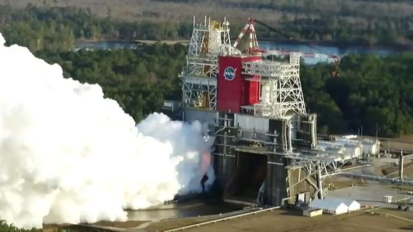NASA: Testarea celei mai puternice rachete, încheiată cu un eșec parțial