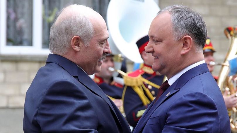 Dodon a primit o medalie de la Lukașenko: În semn de recunoaștere