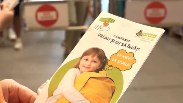 Vreau să învăț: O campanie de colectare a rechizitelor școlare, lansată