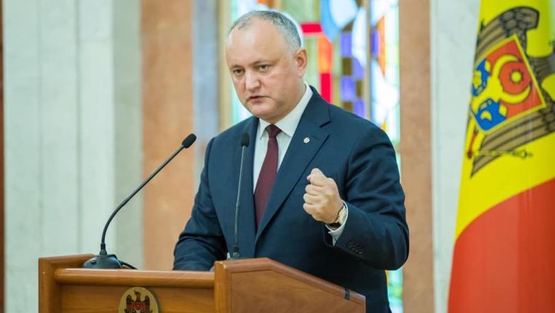 Dodon cere Parlamentului să declare stare de urgență în R. Moldova