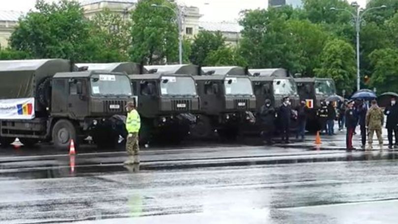 Primele imagini cu camioanele cu ajutoare din România pentru R. Moldova