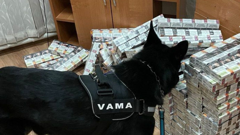 Contrabandă cu țigări în trenul Chișinău–București, depistată de vameși