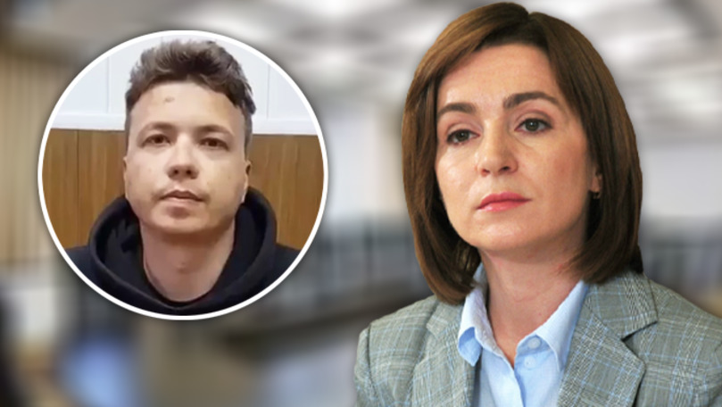 Санду о задержании Протасевича: В Беларуси происходят серьезные вещи. Коллаж: Point.md