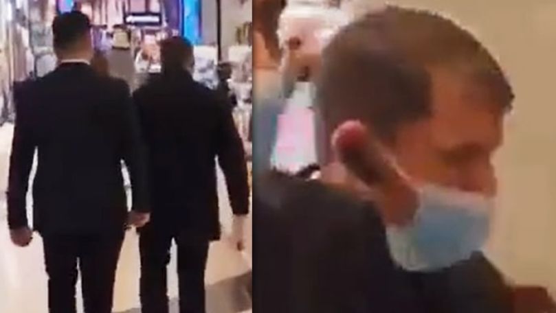 Șor, surprins într-un mall din Israel: Nu-l ascunde