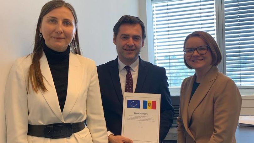 Oficial: Republica Moldova a primit chestionarul privind aderarea la UE