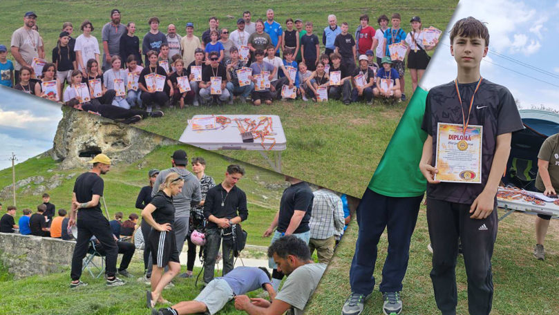 Tinerii din Bălți, premianți la campionatul de turism montan și escaladă