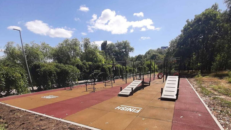 În Parcul La Izvor din Chișinău a fost amenajat un teren sportiv