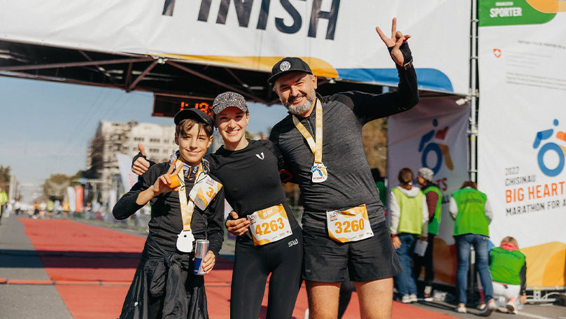 Chișinău Big Hearts Marathon reunește familiile