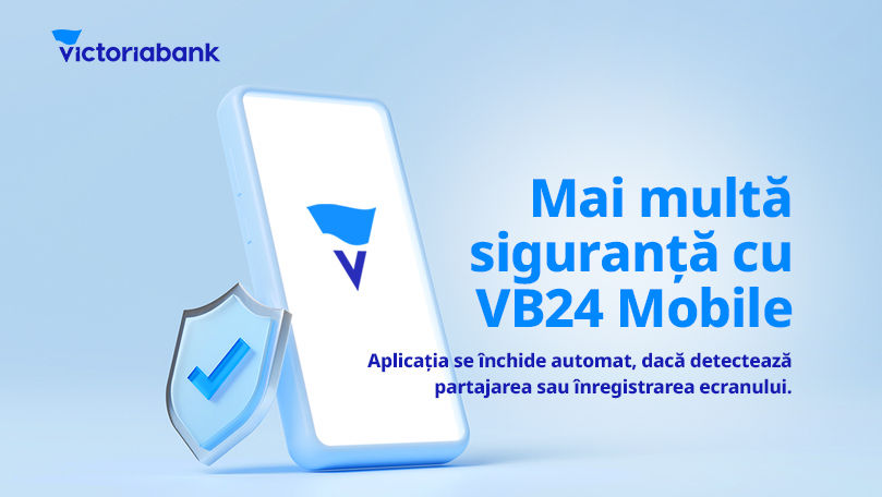 Victoriabank: Noi funcții antifraudă în VB24 Mobile pentru protecția clienților
Ⓟ