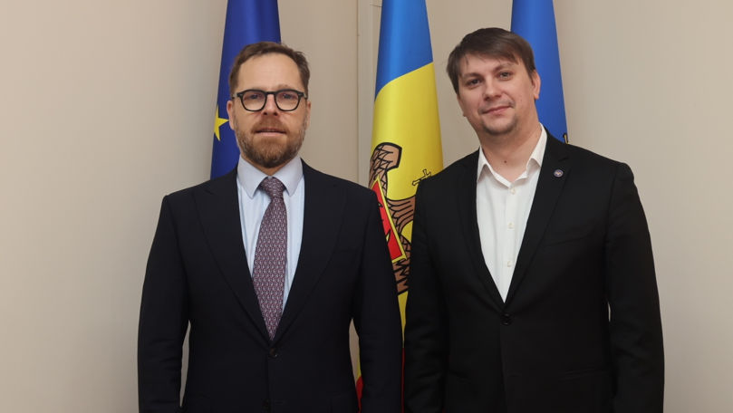 Alexandru Iacub, întrevedere cu ambasadorul Lituaniei la Chișinău