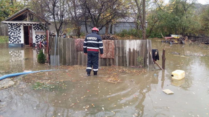 Cod roșu de inundații în România: Zeci de localități, afectate