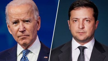 Зеленский сообщил первые детали телефонного разговора с Байденом.