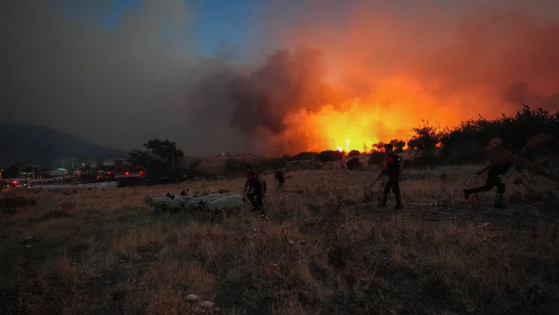 Mii de locuitori din Turcia, evacuaţi pe fondul incendiilor de vegetaţie