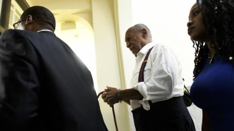 Bill Cosby a izbucnit în râs după ce a fost condamnat la închisoare