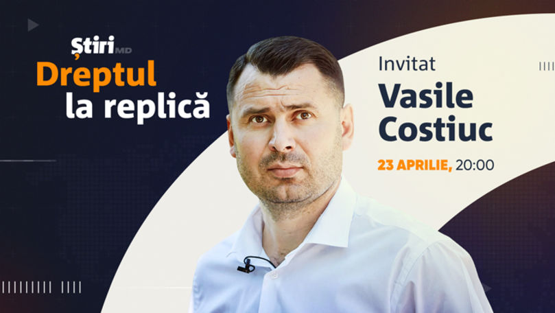 Vasile Costiuc, invitatul emisiunii Dreptul la Replică de la Știri.md