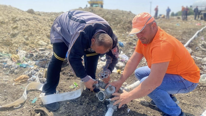 La depozitul de deșeuri din Țânțăreni au avut loc exerciții de simulare