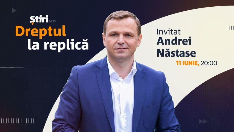 Andrei Năstase, invitatul emisiunii Dreptul la Replică de la Știri.md