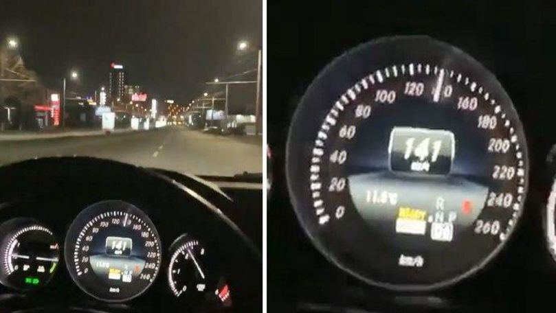 O tânără șoferiță s-a filmat cum accelerează la 140 km/h prin Chișinău