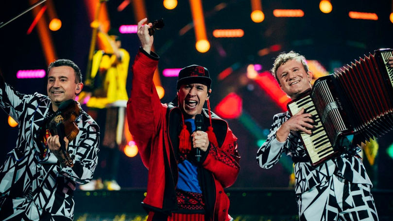 Zdob și Zdub împreună cu frații Advahov au făcut un show la Eurovision