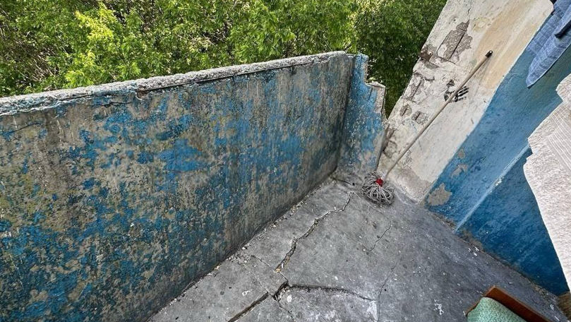 Un balcon s-a prăbușit într-un cămin din Chișinău