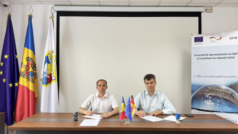 Cahulul a semnat contractul de lucrări cu SRL Polimer Gaz Conducte