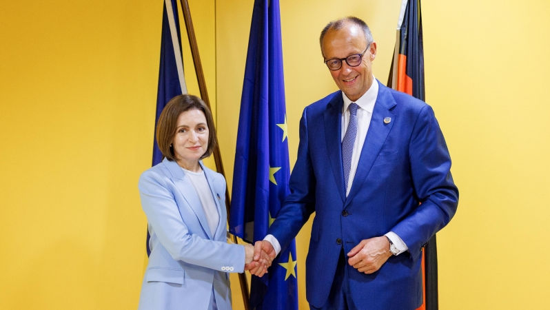 Parteneriatul moldo-german, discutat de Maia Sandu și Friedrich Merz