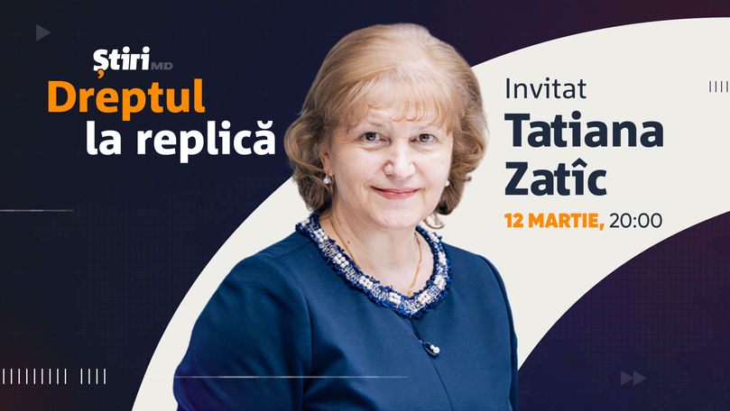 Tatiana Zatîc, invitata emisiunii Dreptul la Replică de la Știri.md