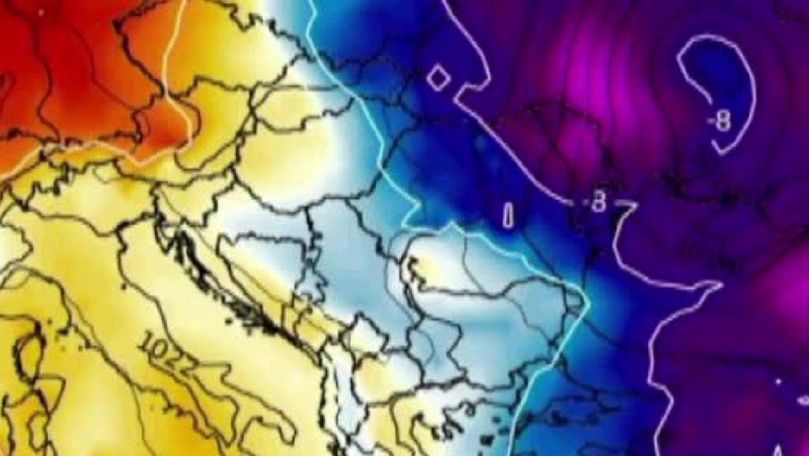 Un val de aer polar cuprinde România. În unele zone vor fi -4 grade