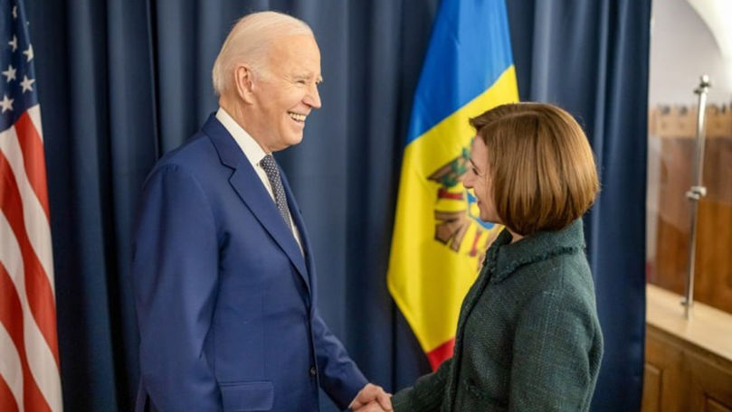 Joe Biden, despre realegerea Maiei Sandu: Rusia a eșuat