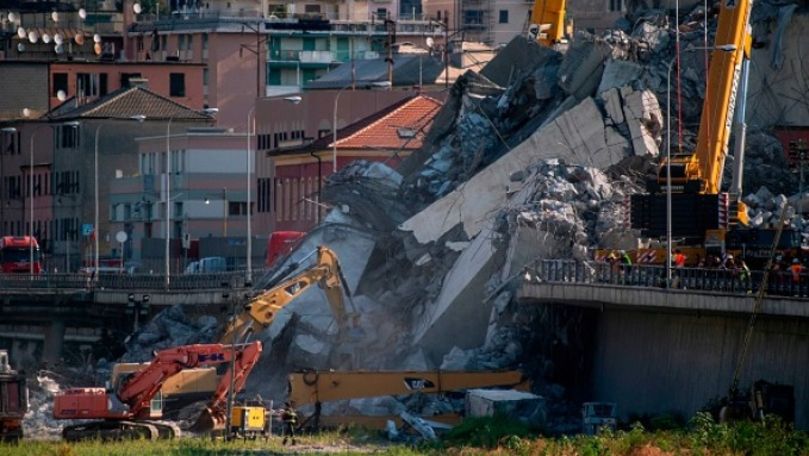 Pod prăbușit la Genova: A fost stabilit bilanțul oficial al morților