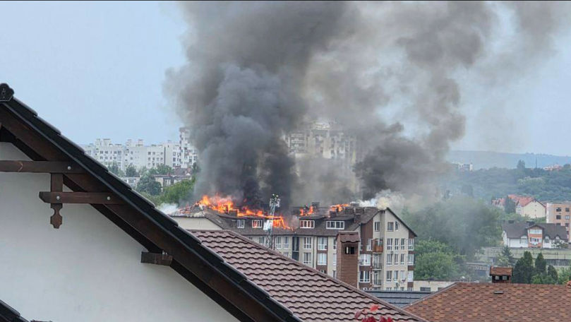 Incendiul din Durlești: MIDR a raportat intervențiile efectuate