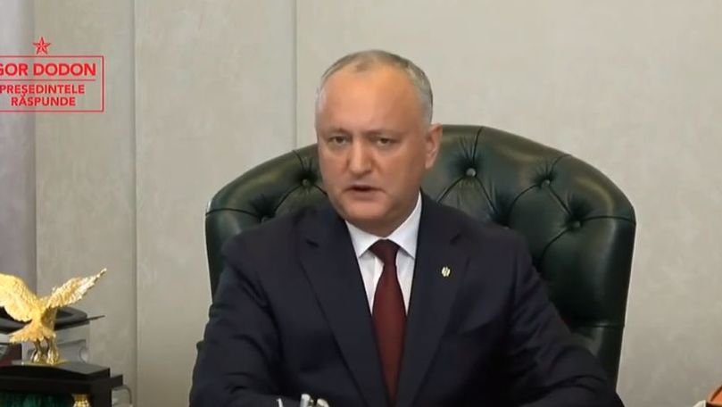 Президент РМ Игорь Додон. 